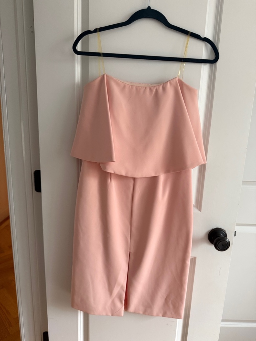Women’s Blush Pink Strapless dress